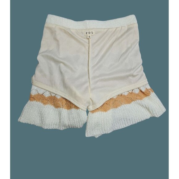 2/$35 POL Colorful Knit High-Waisted Drawstring Tie Lined Retro  Shorts Women S - Picture 4 of 7